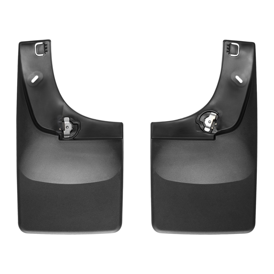WeatherTech No-Drill MudFlap Instrucciones De Instalación