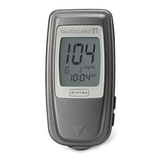 Arkray GLUCOCARD X-METER Guía De Consulta Rápida