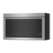 KitchenAid KMMF330PSS - Horno de Microondas Sobre la Cocina con Diseño Empotrado Manual