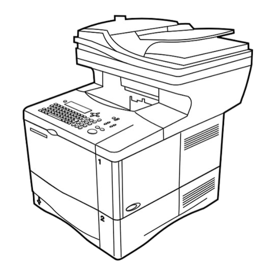 HP LaserJet 4100 mfp Serie Manual Del Usuario