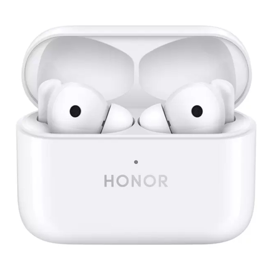 honor Earbuds 2 Lite Guia De Inicio Rapido