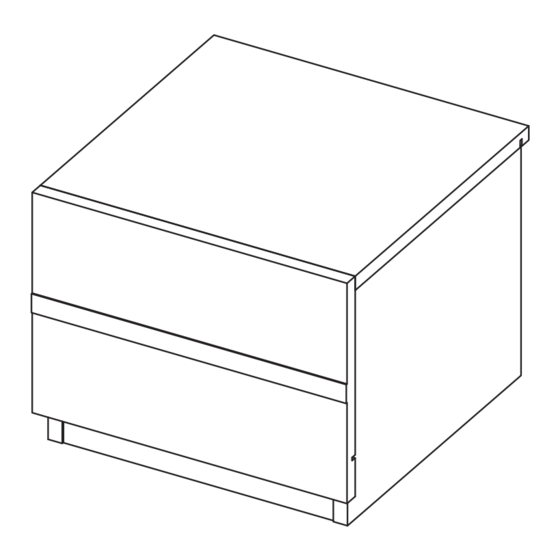 CONFORAMA DRW BEDSIDE Instrucciones De Montaje