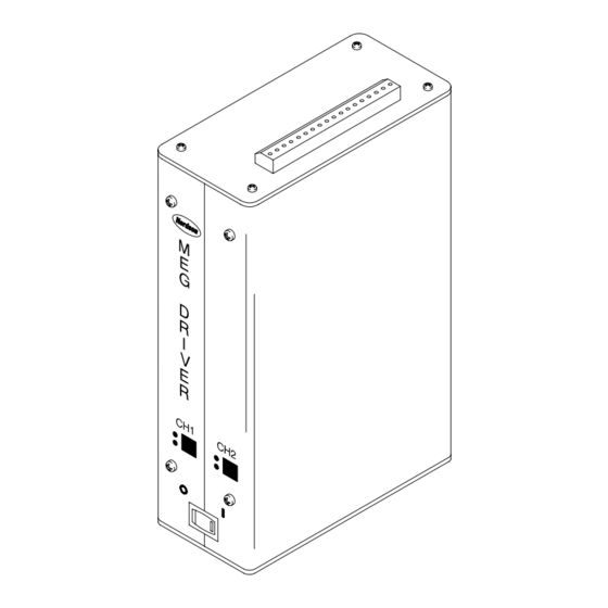 Nordson MEG 458 322 A Manual Del Producto