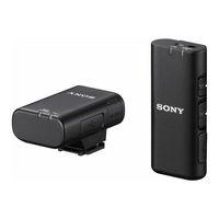 Sony ECM-W2BT Guia De Ayuda