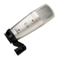 Behringer C-3 Instrucciones Breves
