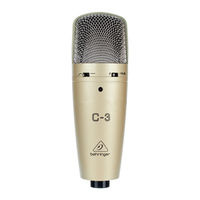 Behringer C-3 Guia Rápido