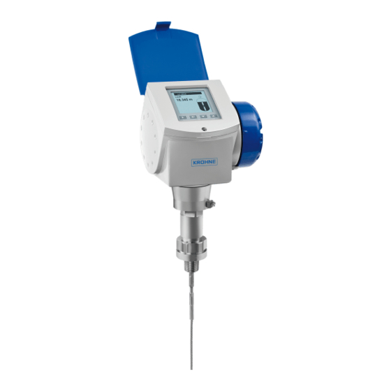 KROHNE OPTIFLEX 1300 C Manual