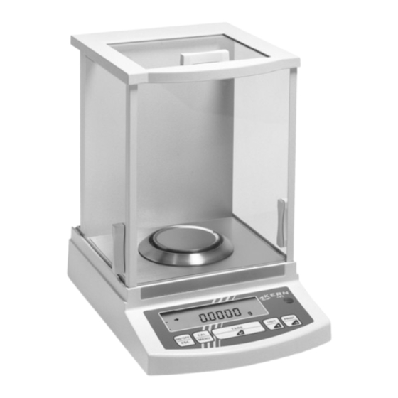 KERN ABS Serie Manual De Instrucciones