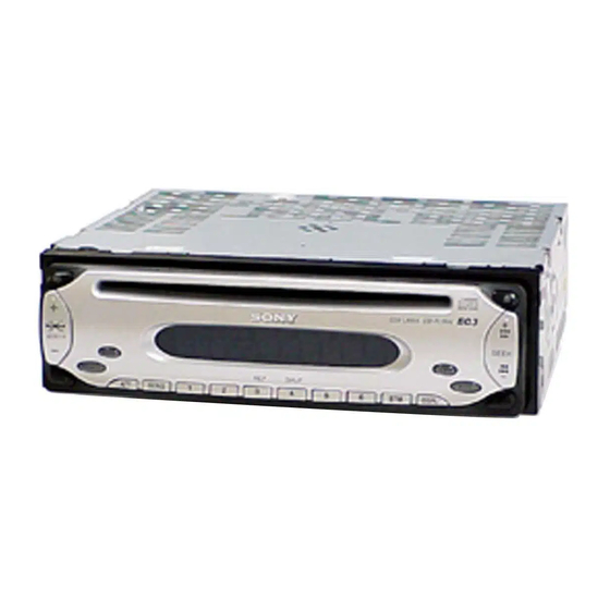Sony CDX-L490X Manual De Instrucciones