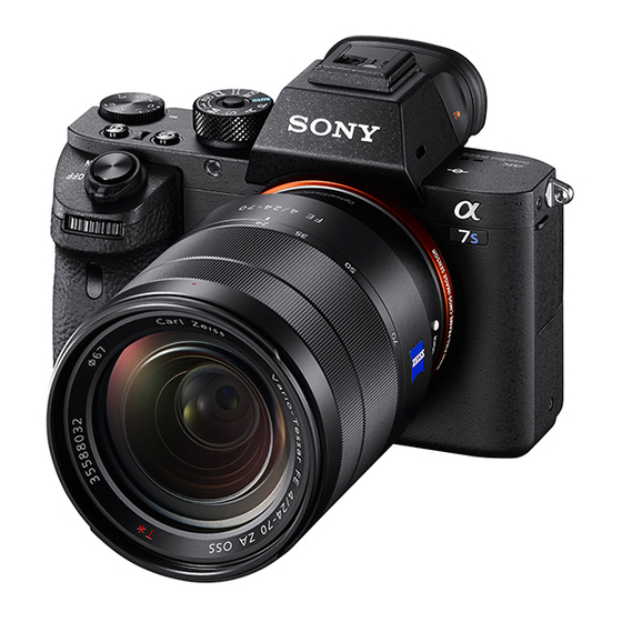 Sony a7S II ILCE-7SM2 Manual De Instrucciones