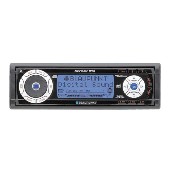 Blaupunkt Modena MP54 Instrucciones De Manejo