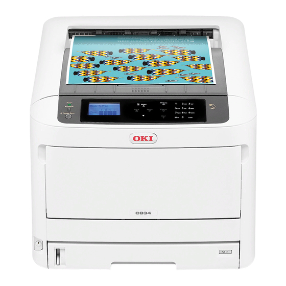 Oki C834 Manual De Usuario