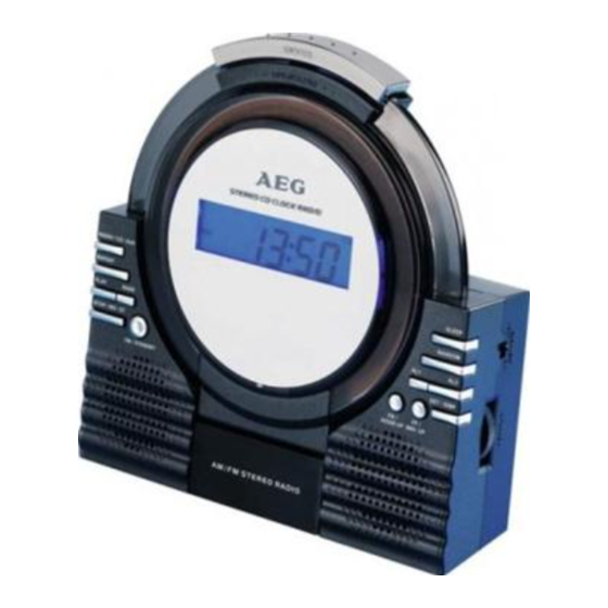 AEG SRC 4315 CD Manuales