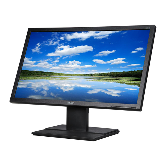Acer V226HQL Guia De Inicio Rapido