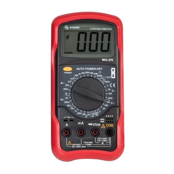 Steren MUL-270 Instructivo De Uso