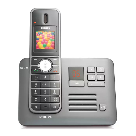 Philips SE 745 Manual Del Usuario