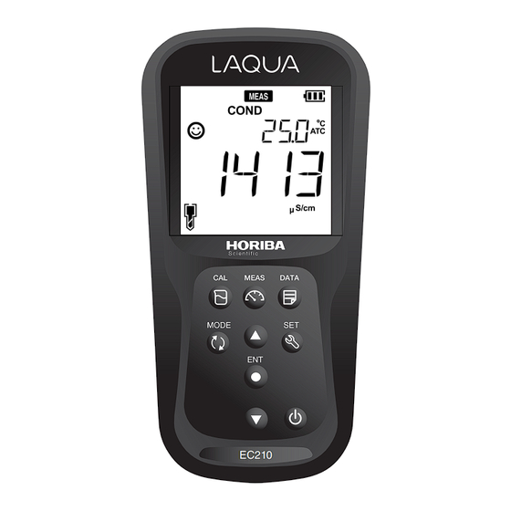 Horiba Scientific LAQUA 200 Serie Manual Del Usuario