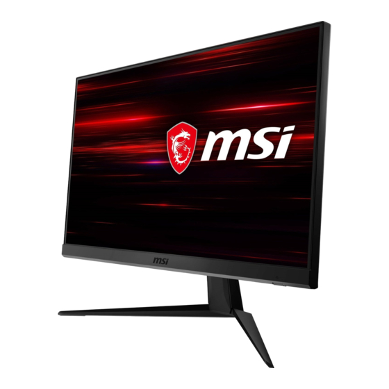 MSI Optix G241V Manuales