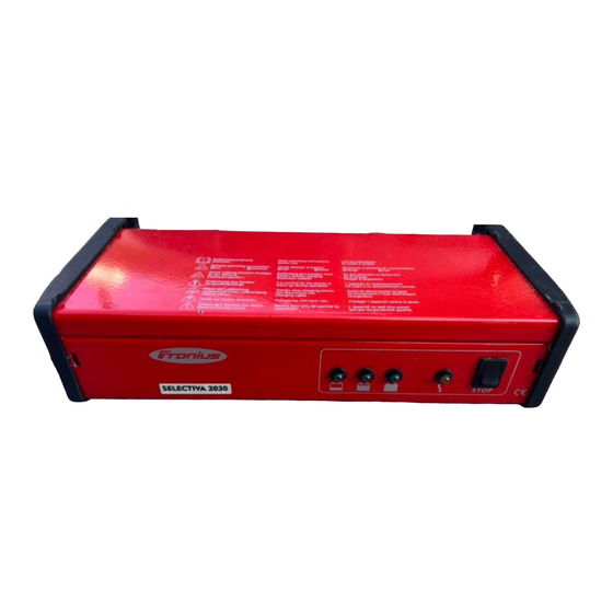 Fronius Selectiva Eco Instrucciones De Uso