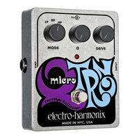 Electro-Harmonix Micro Q-Tron Guia Del Usuario