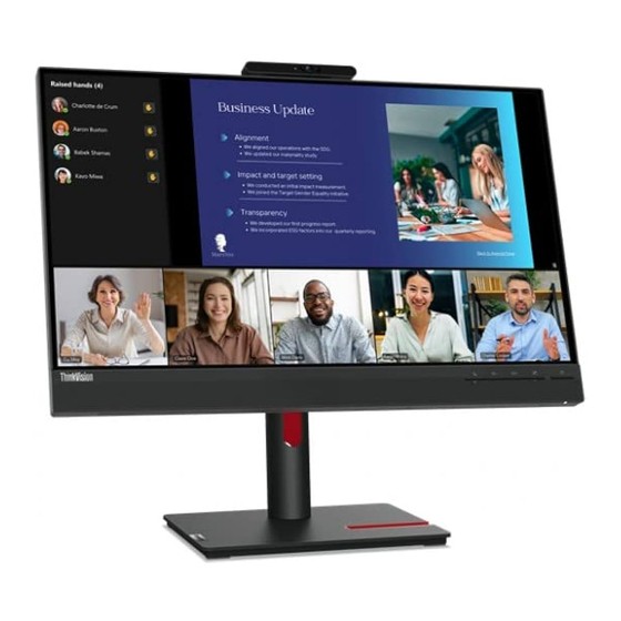 Lenovo ThinkVision T24v-30 Manual Del Usuario