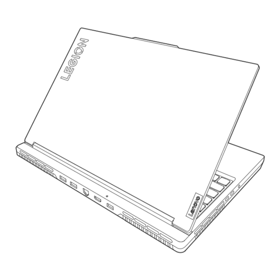 Lenovo Legion Slim 5 16IRH8 Guia De Inicio Rapido