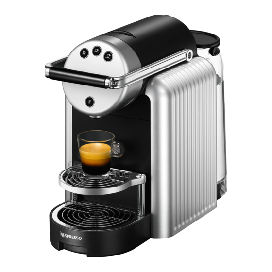 Nespresso ZENIUS Manual Del Usuario