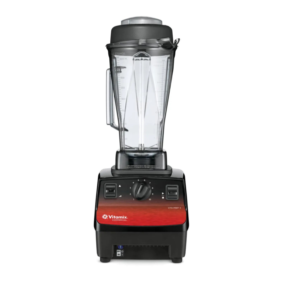 Vitamix Total Nutrition Center Manual Del Usuario
