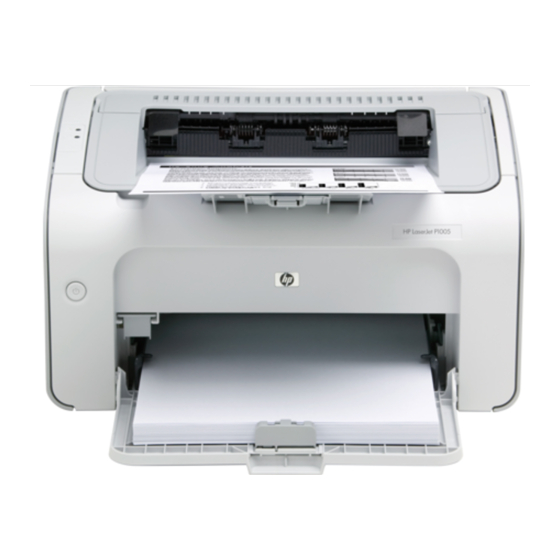 HP LaserJet P1000 Serie Guía De Introducción
