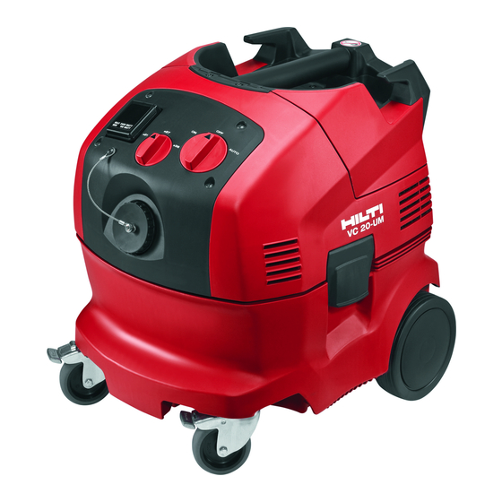 Hilti VC 20 Manual De Instrucciones Original