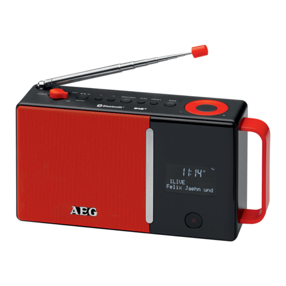 AEG DAB+ 4158 Manuales