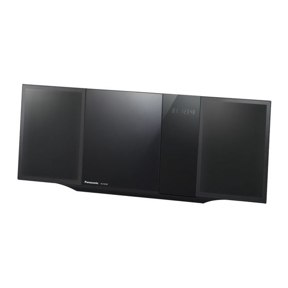 Panasonic SC-HC39 Instrucciones De Funcionamiento