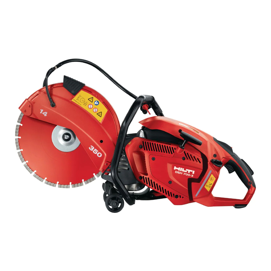 Hilti DSH 700-X Manual De Instrucciones Original