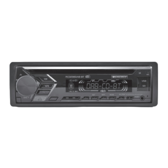 Caliber RCD 238DAB-BT Manual Del Usuario