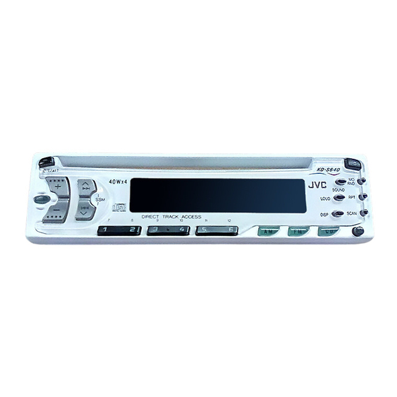 JVC KD-S640 Manual De Instalación