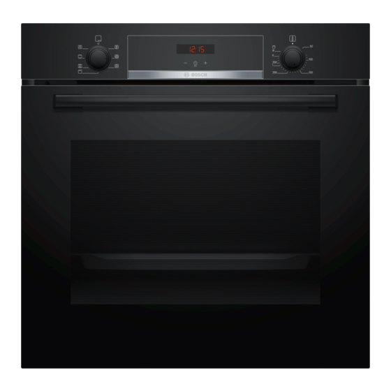 Bosch HBA513B 1 Serie Manual De Usuario E Instrucciones De Montaje