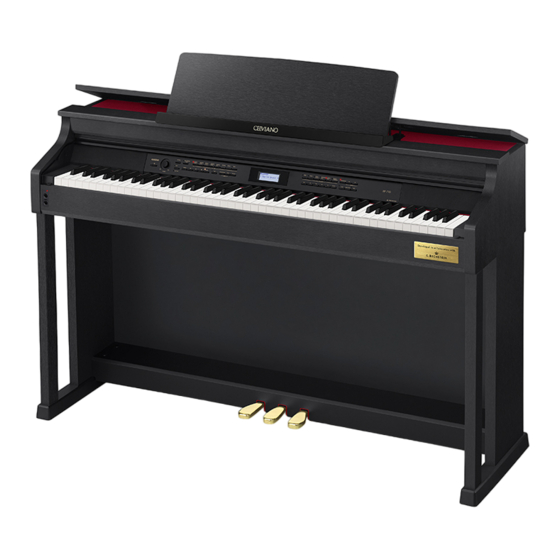 Casio CELVIANO AP-710 Guia Del Usuario
