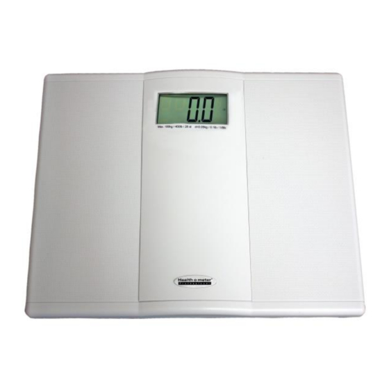 Health O Meter 822KL Instrucciones Del Usuario