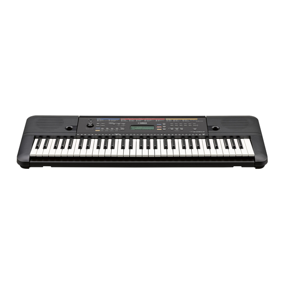Yamaha PSR-E263 Manual De Instrucciones