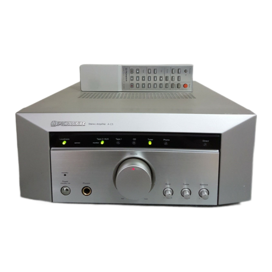 Pioneer A-C5 Manual De Instrucciones