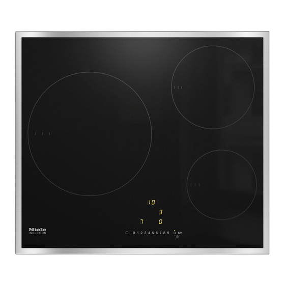 Miele KM 7200 FR Instrucciones De Manejo Y Montaje