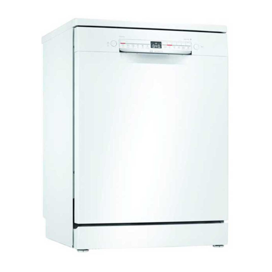 Bosch SMS2HTW60E Manual De Usuario
