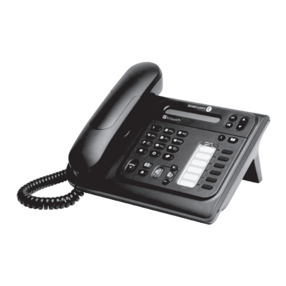 Alcatel-Lucent OmniPCX Enterprise IP Touch 4018 Phone Manual De Instrucciones