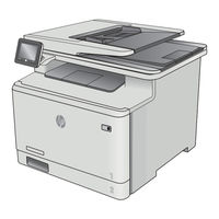 HP Color LaserJet Pro MFP M477 Serie Manual De Instrucciones