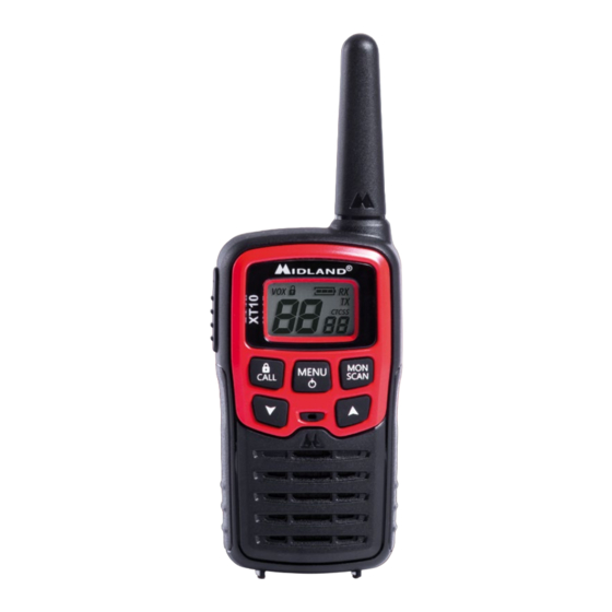 Midland XT10 Manual Del Usuario