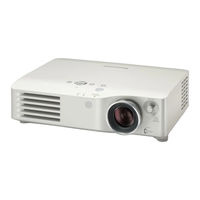 Panasonic PT-AX200E Instrucciones De Funcionamiento