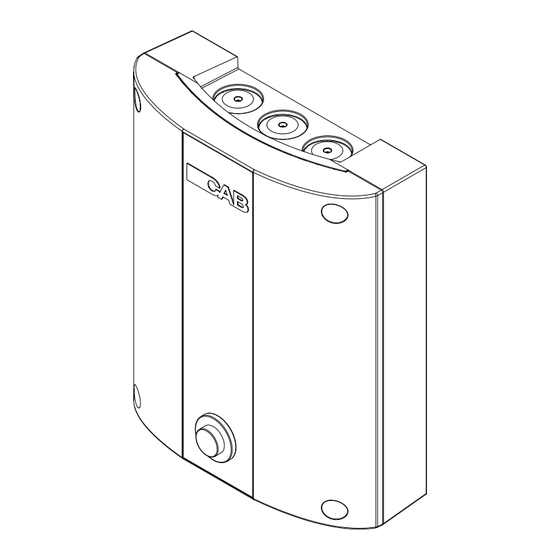 CAB FACILE Manual De Instrucciones Y Catalogo De Recambios Para El Instalador