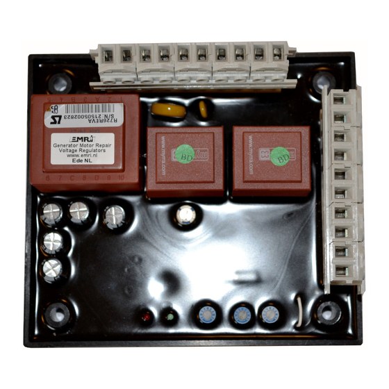 Leroy-Somer R 726 Conexión Y Ajustes