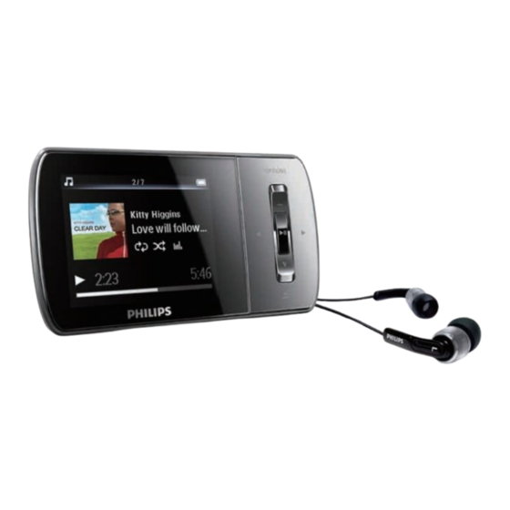 Philips GoGear SA1ARA02 Manual Del Usuario