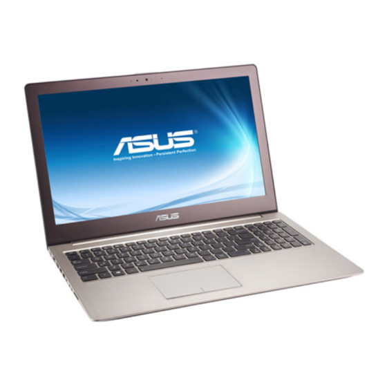 Asus UX52VS Manual Online Del Equipo Portatil